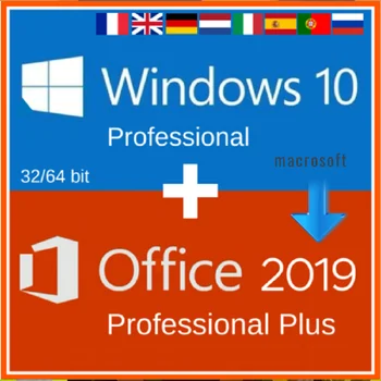 

Office 2019 Pro Plus + Windows 10 Pro Activation CODE KEY Multi-lingual