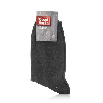 

Men's socks good socks classic knitted gray p.25