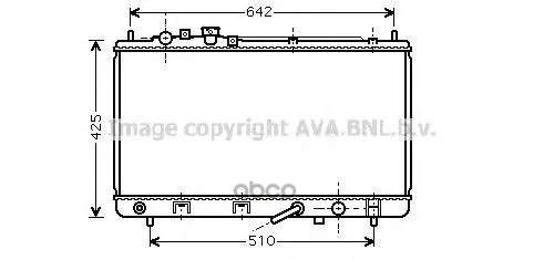 Cooling radiator for Mazda: Premacy(CP) 1.8/1.9 99-Ava. MZ2167