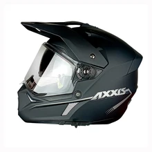  Axxis 4259000 MX803DS Wolf DS Solid black size S to XL motocross trial motorcycle unisex off road helmet 