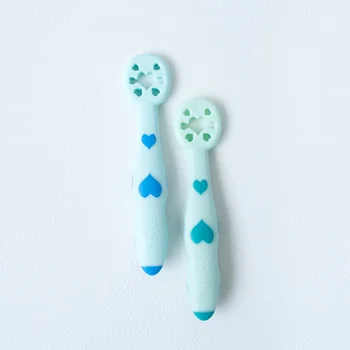 

ebebek Mycey Soft Tip Baby Spoon 2 pcs Blue