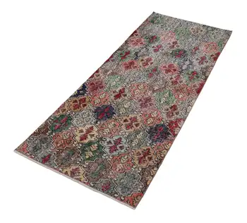 

76x189 Cm Multicolor Handmade Bohemian Runner Rug-2x6 Ft