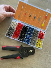 Wire-Terminal Crimp-Connector Uninsulated-Wire-End-Ferrules--M25 1200pcs/Box