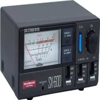 

Fmuser New Diamond SX600 UV Dual Short Wave SWR & Power Standing Wave RF Meter