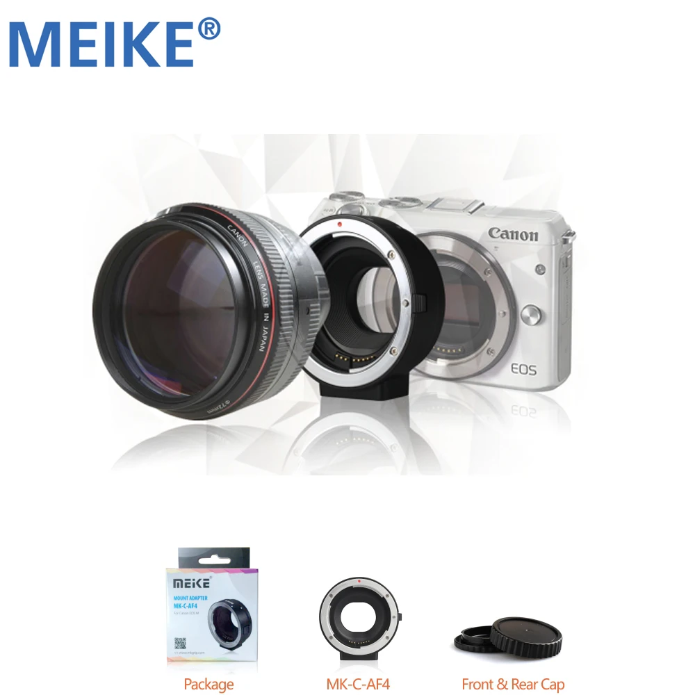 Адаптер для автофокуса Meike электронный адаптер Фотоаппарата Canon EF зеркальный