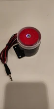 Qolelarm-minibocina de sirena para interior con cable de 120dB 6-12VDC, sirena fuerte para sistema de alarma inalámbrico gsm, envío gratis