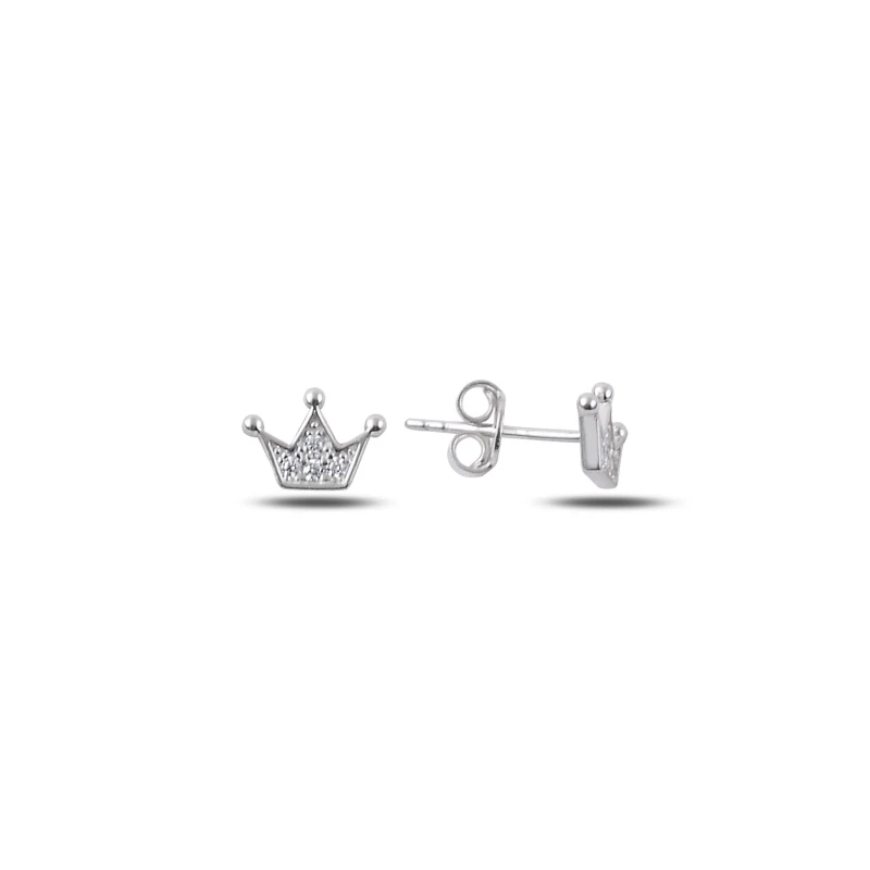

Armagano Zircon Cubic Zirconia Crown Earrings