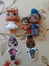 Muñecas originales de Lens Surprise para niñas, 4cm, 5cm, mascota de 8cm, figuras de bebé de l.o.l, juguetes sorpresa para niñas, regalos