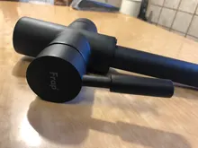 Tap Faucet-Mixer Sink Water-Purification Frap Dual-Handle Black Kitchen Rotation Letter-Design