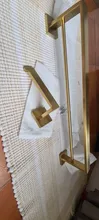 Brushed Hook Towel-Rack Hardware-Set Rail Soap-Dish Paper-Holder Bathroom-Accessories