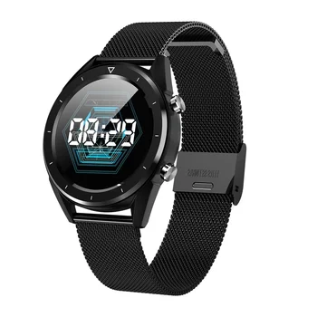 

Watch CARCAM SMART WATCH DT28 black steel with пульсометром and pedometer