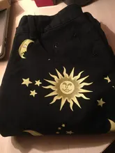 2021, Digital Luna estrella impreso Pantalones rectos pantalones a la moda Jeans moda impreso damas alta cintura niñas Denim Chic Pantalones