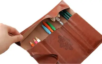 

Retro Twilight Saga Pencil Bag Vampire Make up Cosmetic Roll Pencil Case School Supplies