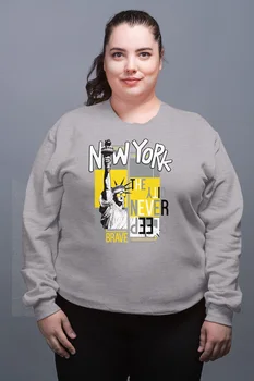 

Angemiel Wear New York Never Sleep Gray Female Sweatshirt