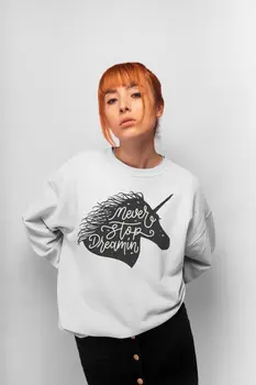 

Angemiel Wear Never Stop Women Sweatshirts