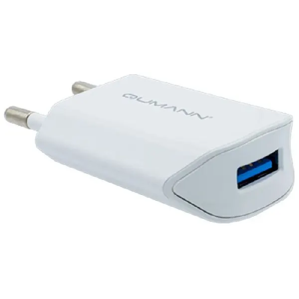 Сетевое ЗУ Qumann QTC-01 1USB(1A 5W) белый 50011