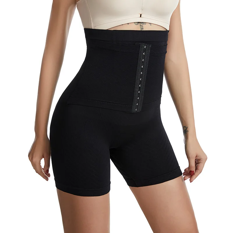 Flarixa XS-5XL High Waist Flat Belly Panties Slimming Waist Trainer Tummy Control Shaping Pants Plus Size Seamless Safety Shorts