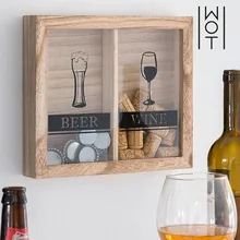 Картина для шапок Beer& Wine Wagon Trend BigBuy Home