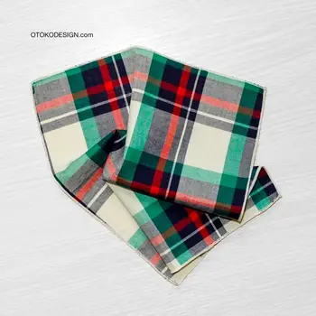 

Shawl in a pocket of a jacket in a green cage (50977)