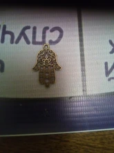 YuenZ-Colgante de la mano de Fátima, accesorios de joyería hechos a mano, accesorios de joyería, 30x20mm, 6 colores, 10 Uds., I119