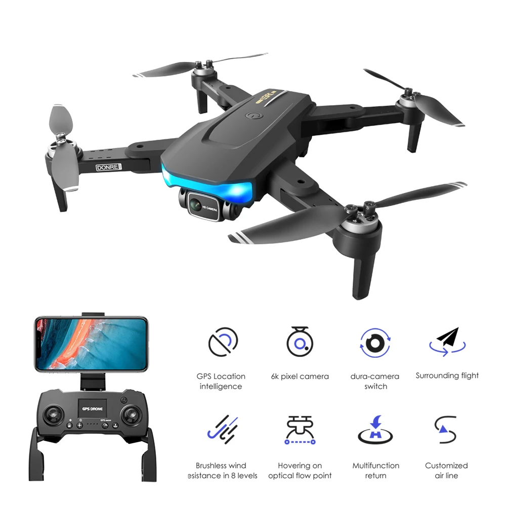 

LS38 Дрон FPV GPS 5G WiFi 6K HD камера Профессиональная аэрофотосъемка бесщеточный мотор RC Квадрокоптер VS L900 SG907