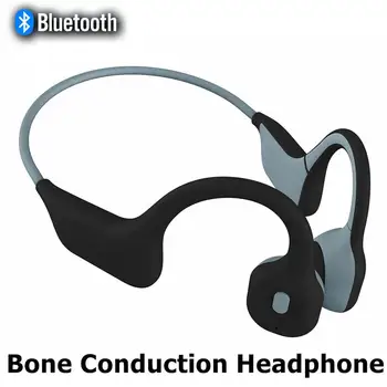 

Bone Conduction Wireless Headset Bluetooth 5.0 Outdoor Sport Earphone IPX6 Waterproof Magnetic Charge Ear Hook Hanging Headphone