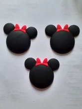 Tirador de puerta de seguridad con dibujos animados de Mickey, Protector de pared, perilla de seguridad para bebé, Chico, amortiguador, borde de esquina, 3 uds.