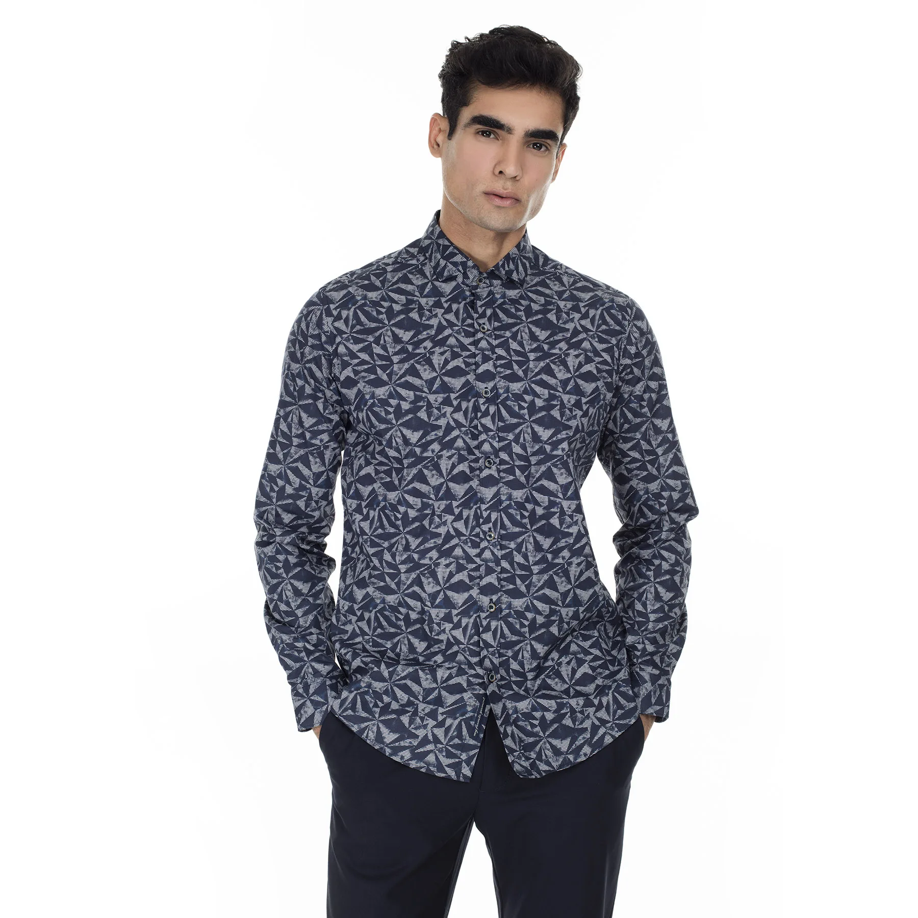 Lufian Byron Slim Fit рубашка мужская рубашка 112010158