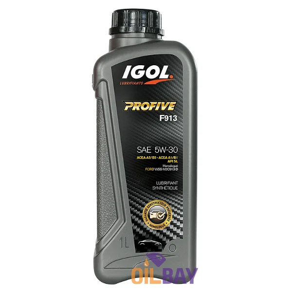 1 литр Igol Profive F913 5W-30 1л/4л/5л - Цвет: 1 литр