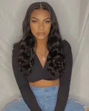 Tinashe-Peluca de cabello humano ondulado con encaje Frontal, peluca de cabello humano brasileño con cierre de 4x4 6x6, densidad del 250, 28 y 30 pulgadas