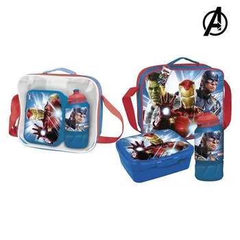 

Lunchbox with Accessories The Avengers Blue