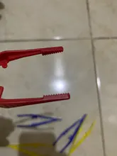 5 unids/set niños seguridad cuentas de plástico pinzas para rompecabezas de modelo Kits de construcción de los niños juguetes de bricolaje arte accesorios de artesanía herramientas