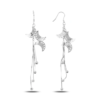 

KUTAYDAN Taşssız Dangle Earrings 925 Sterling Silver