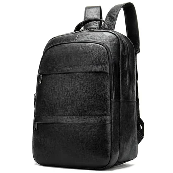 

New Type Backpack, Large Capacity Head Layer Cowhide Shoulder Bag, Computer Bag, 14-inch Shoulder Backpack