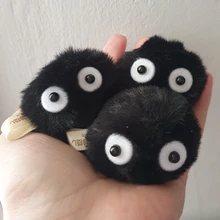 LLavero de Totoro para seguidores del cómic, accesorio con diseño de hada del polvo, apto para bolso, amuletos, monedero, Miyazaki Hayao