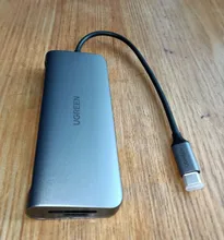 UGREEN-concentrador de red USB C, adaptador HDMI 10 en 1, USB C a USB 3,0, Dock para MacBook Pro, accesorios, USB-C tipo C 3,1, divisor