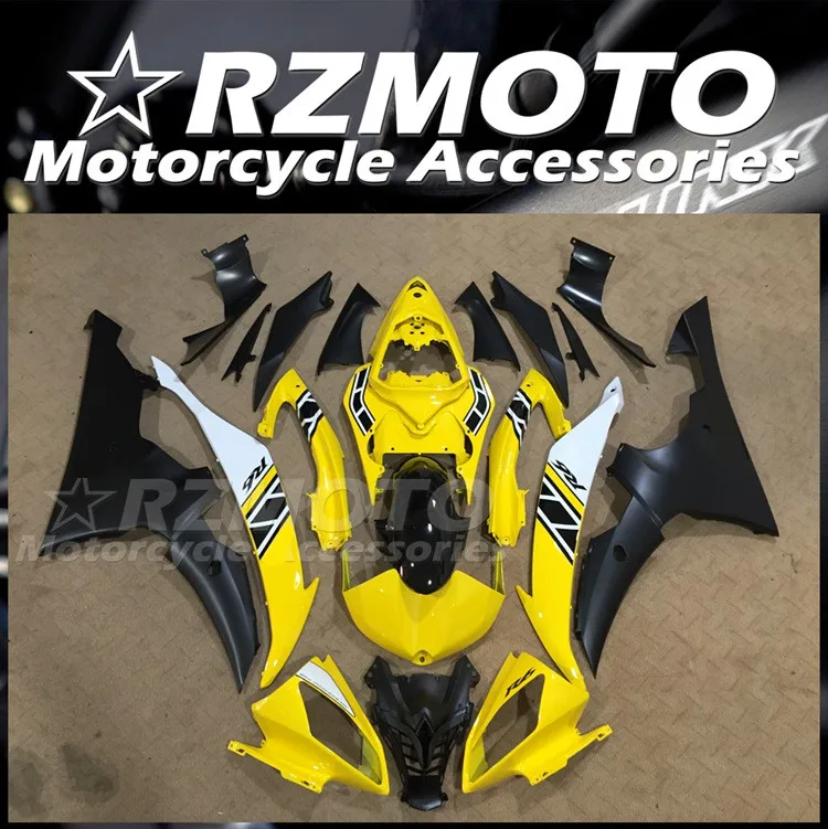 

4 подарка, новый комплект обтекателей из АБС-пластика, подходит для YAMAHA R6 08 09 10 11 12 13 14 15 16 2008 2009 2010 2011 2012 2013 2014 2015 2016 желтый