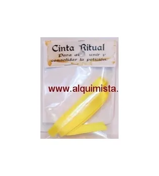 

RIBBON RITUAL Yellow (tie money, business, Fortune)