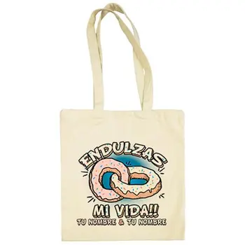 

Cloth bag endulzas my life customizable with name