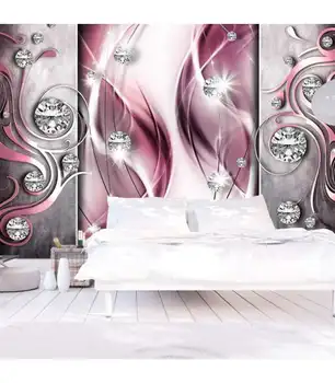 

Mural-Pink and Diamonds