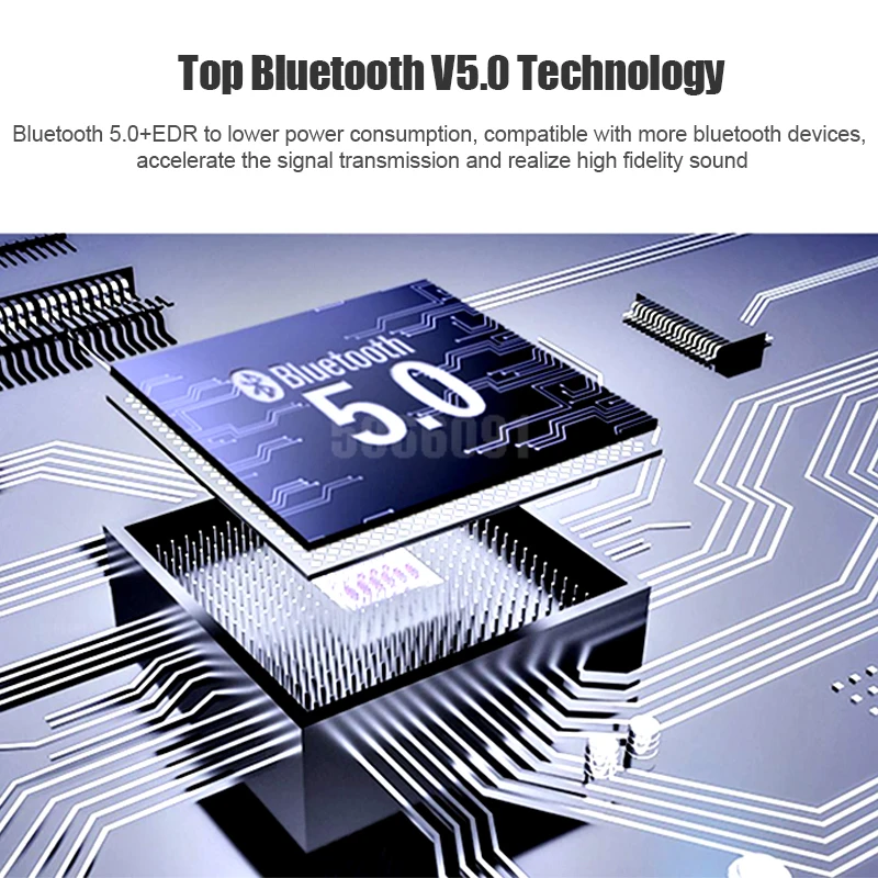 TWS Bluetooth наушники с микрофоном и светодиодным дисплеем|Наушники гарнитуры| |