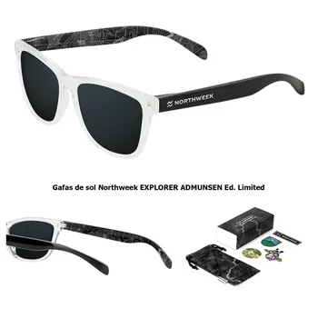 

Northweek Gafas de sol Unisex mod Explorer Admunsen Edición Limitada lente negra polarizada