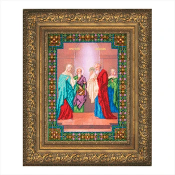 

B-1051 set for embroidery with beads charivna m'icon stretching of the Lord's 26,8*36,7 cm