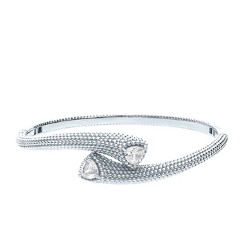 

Silver Bracelet with cubic zirconia sunlight sample 925 test