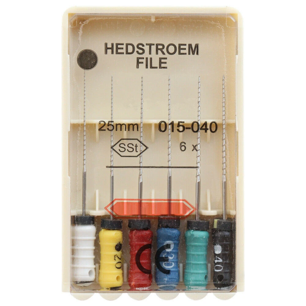 10 упаковок зубной HEDSTROEM файлы H-FILE 21/25 мм Нержавеющая сталь endo пульпэкстрактор ручной Применение х-Эндодонтические Инструменты