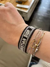 Pulsera de la Amistad ajustable para mujer, brazalete de borla tejida Vintage, pulseras trenzadas bordadas, regalos de joyería