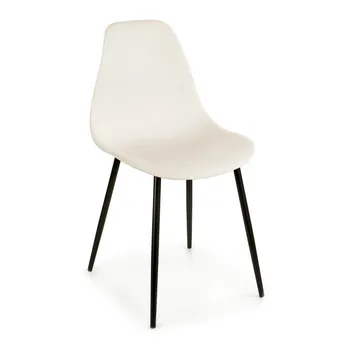 

Dining Chair Gift Decor Plastic Wood (52 x 84 x 46 cm) White
