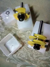 LAVIE 2 pcs 8mm Shank Tongue & Groove Joint Assemble Router Bits T-Slot Milling Cutter