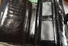 Purses Wallet Female Leather Genuine Women Porte Long Mujer Solid Cuzdan Bayan Femme