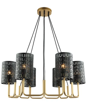 

Chandelier 4005/6p-gd-bk Noel